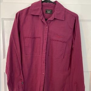 Kimes Ranch Berry Button Down